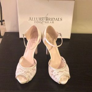 Allure Bridal Lace Wedding Heel